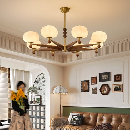 Astrid Bloom Chandelier - Elegant Design with Adjustable Height & LED