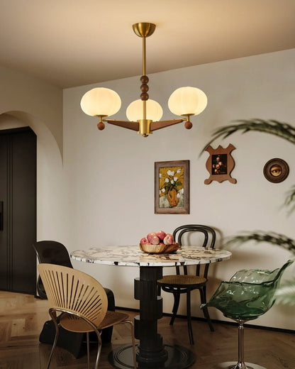 Astrid Bloom Chandelier - Elegant Design with Adjustable Height & LED