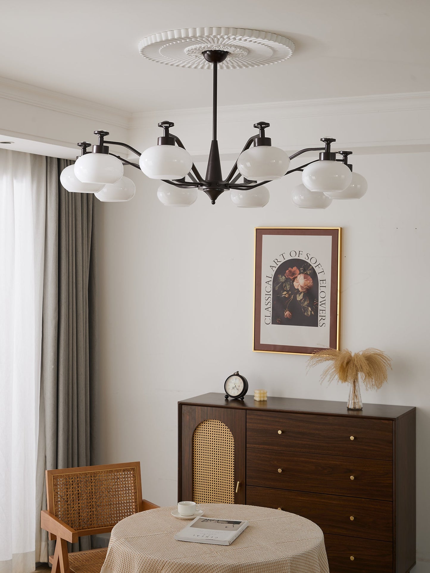 Astrid Chandelier - Elegant Design with Adjustable Brightness & Energy