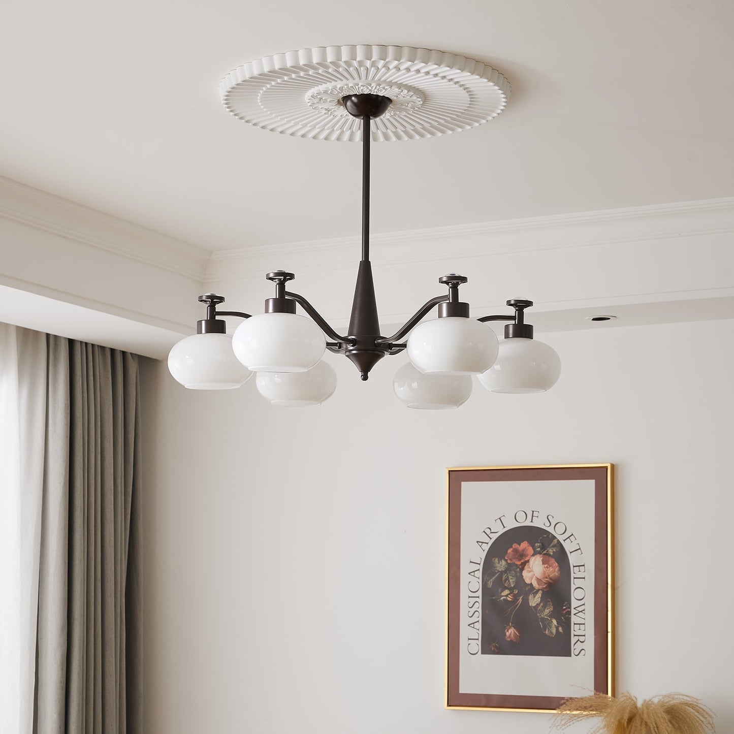 Astrid Chandelier - Elegant Design with Adjustable Brightness & Energy