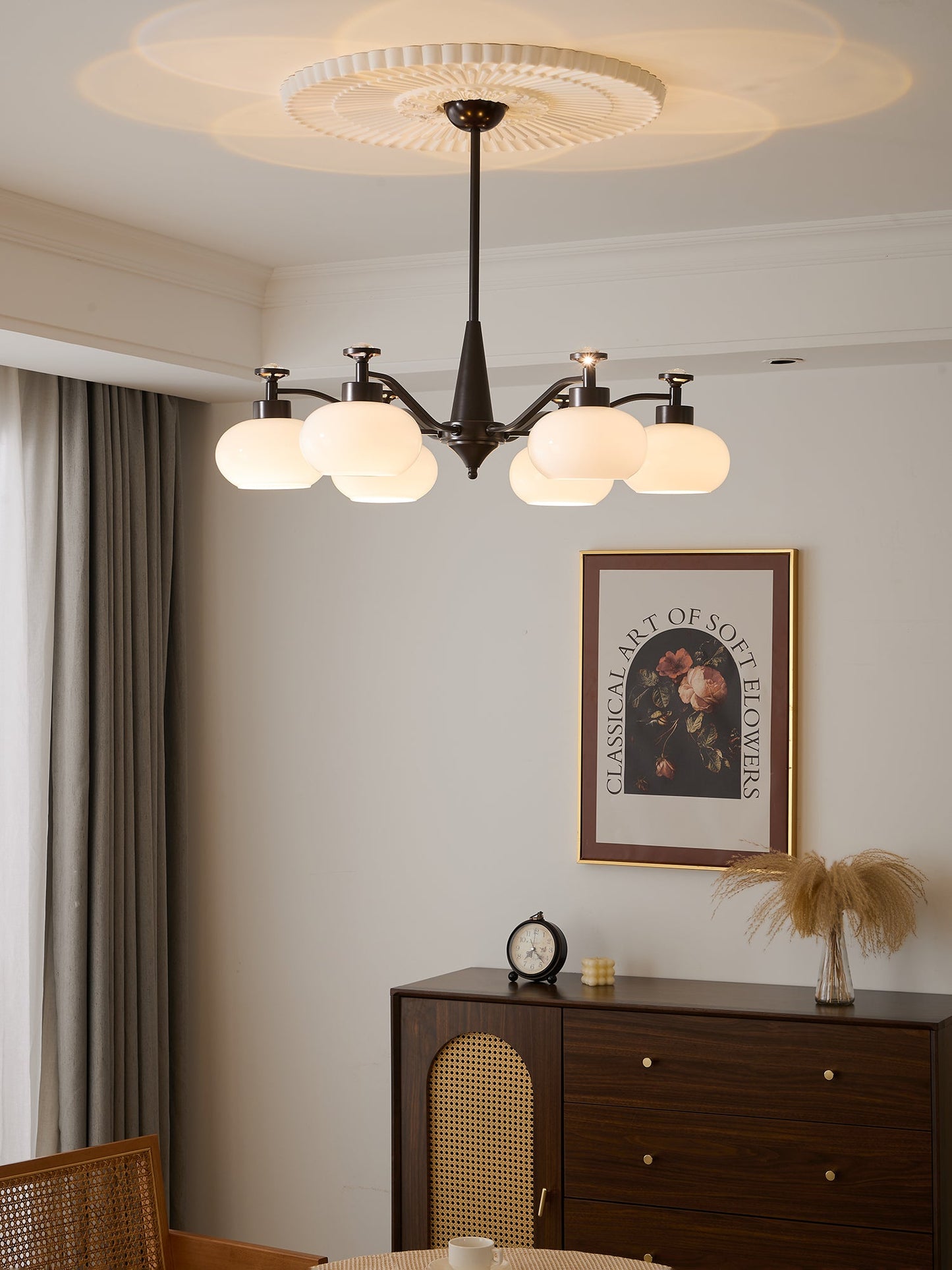 Astrid Chandelier - Elegant Design with Adjustable Brightness & Energy