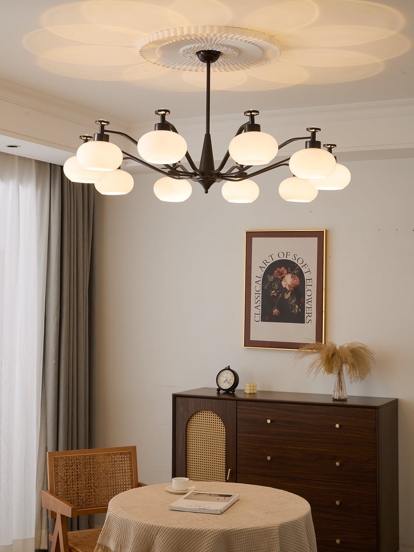 Astrid Chandelier - Elegant Design with Adjustable Brightness & Energy