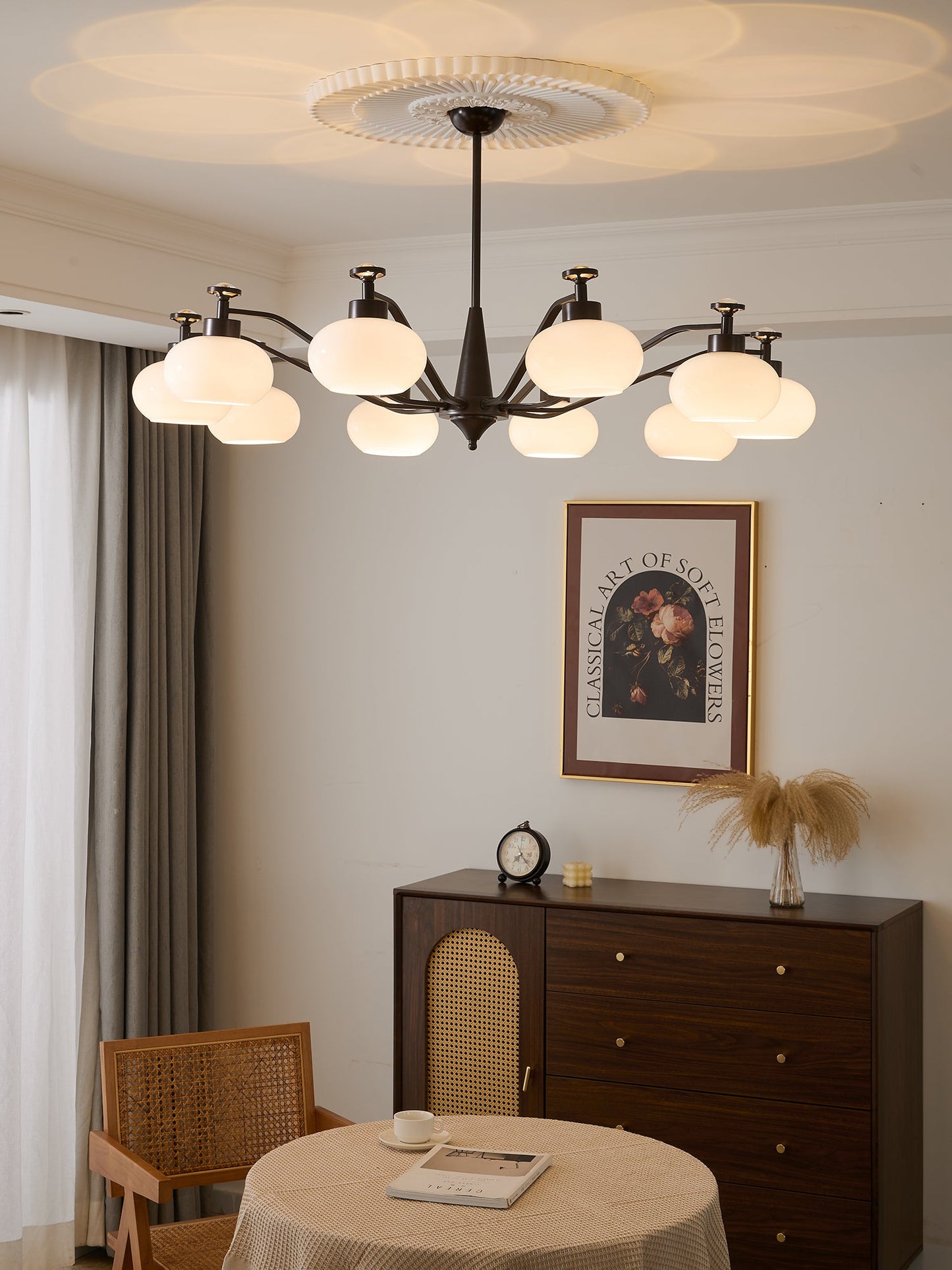 Astrid Chandelier - Elegant Design with Adjustable Brightness & Energy
