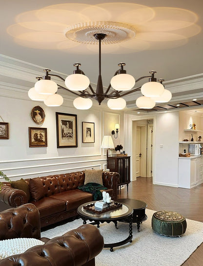 Astrid Chandelier - Elegant Design with Adjustable Brightness & Energy