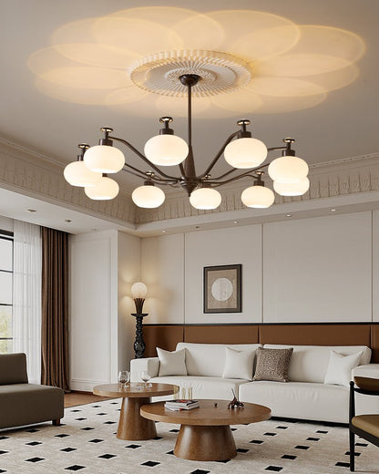 Astrid Chandelier - Elegant Design with Adjustable Brightness & Energy