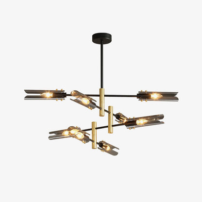 Astrid Double Chandelier - Elegant Design with Adjustable Height & LED
