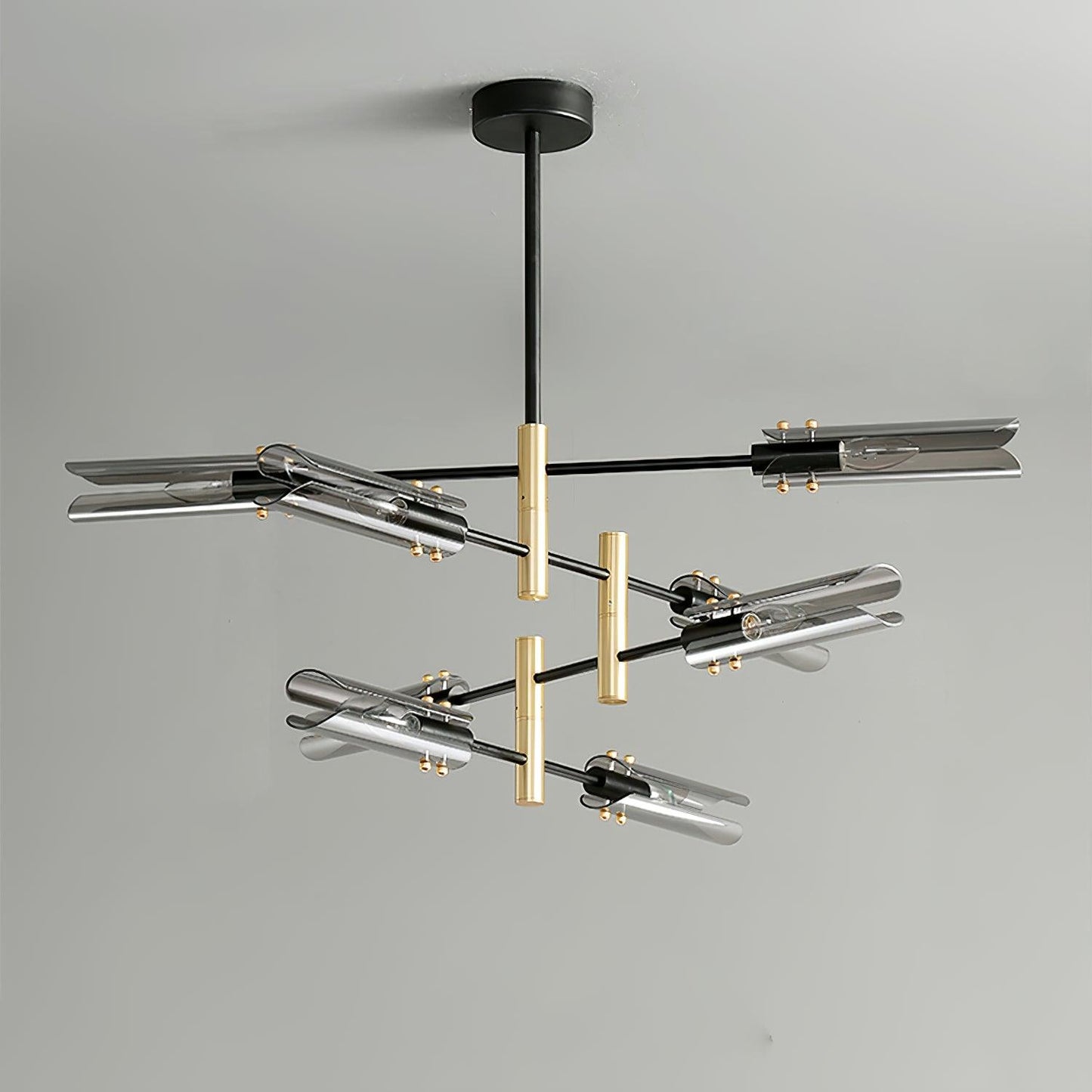 Astrid Double Chandelier - Elegant Design with Adjustable Height & LED