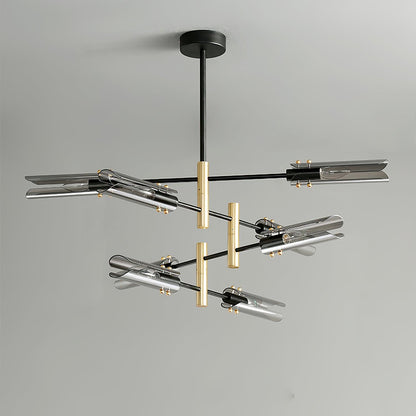 Astrid Double Chandelier - Elegant Design with Adjustable Height & LED