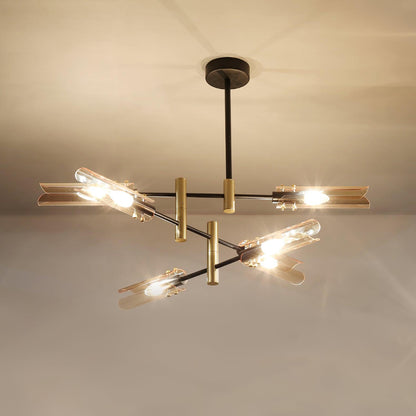 Astrid Double Chandelier - Elegant Design with Adjustable Height & LED