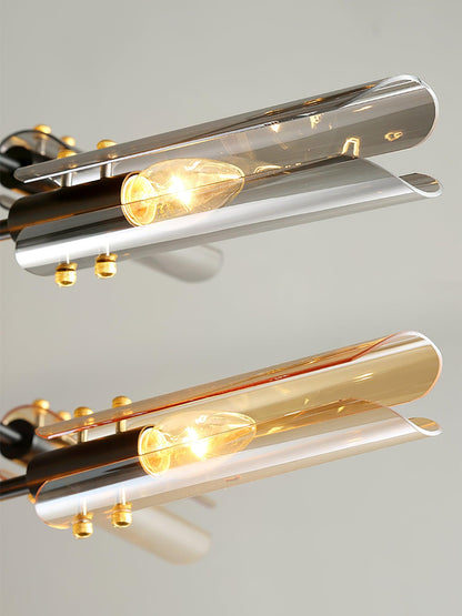 Astrid Double Chandelier - Elegant Design with Adjustable Height & LED