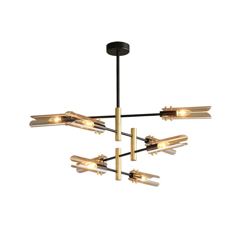 Astrid Double Chandelier - Elegant Design with Adjustable Height & LED