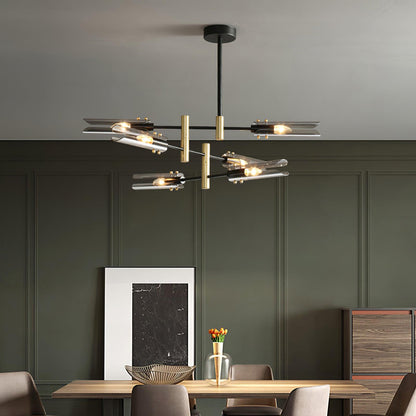 Astrid Double Chandelier - Elegant Design with Adjustable Height & LED