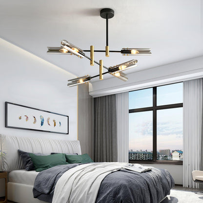 Astrid Double Chandelier - Elegant Design with Adjustable Height & LED