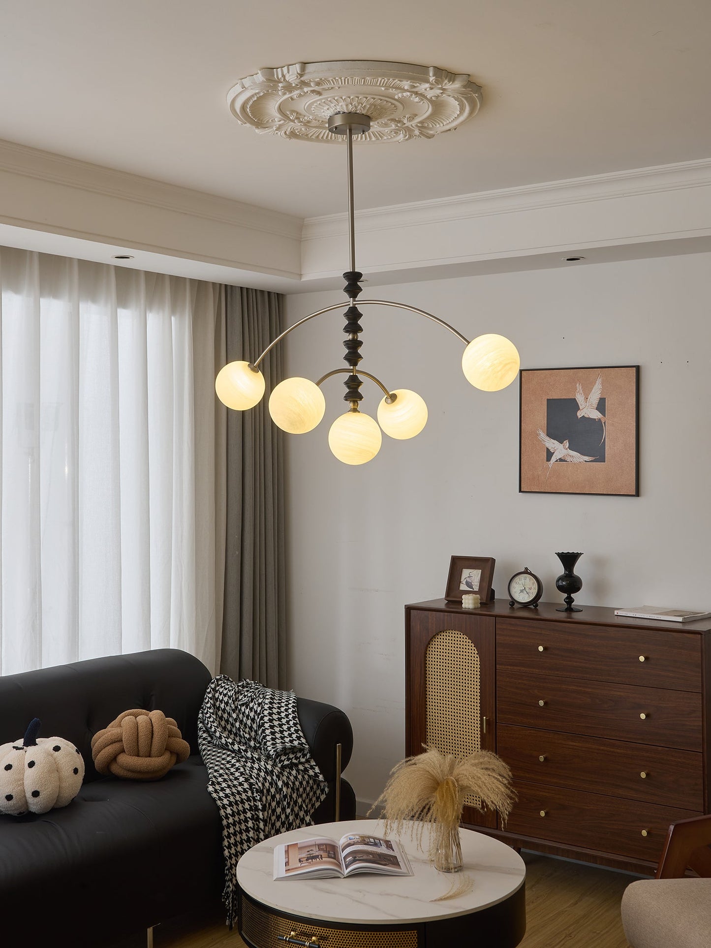 Astrium Arc Chandelier - Modern Design with Adjustable Brightness