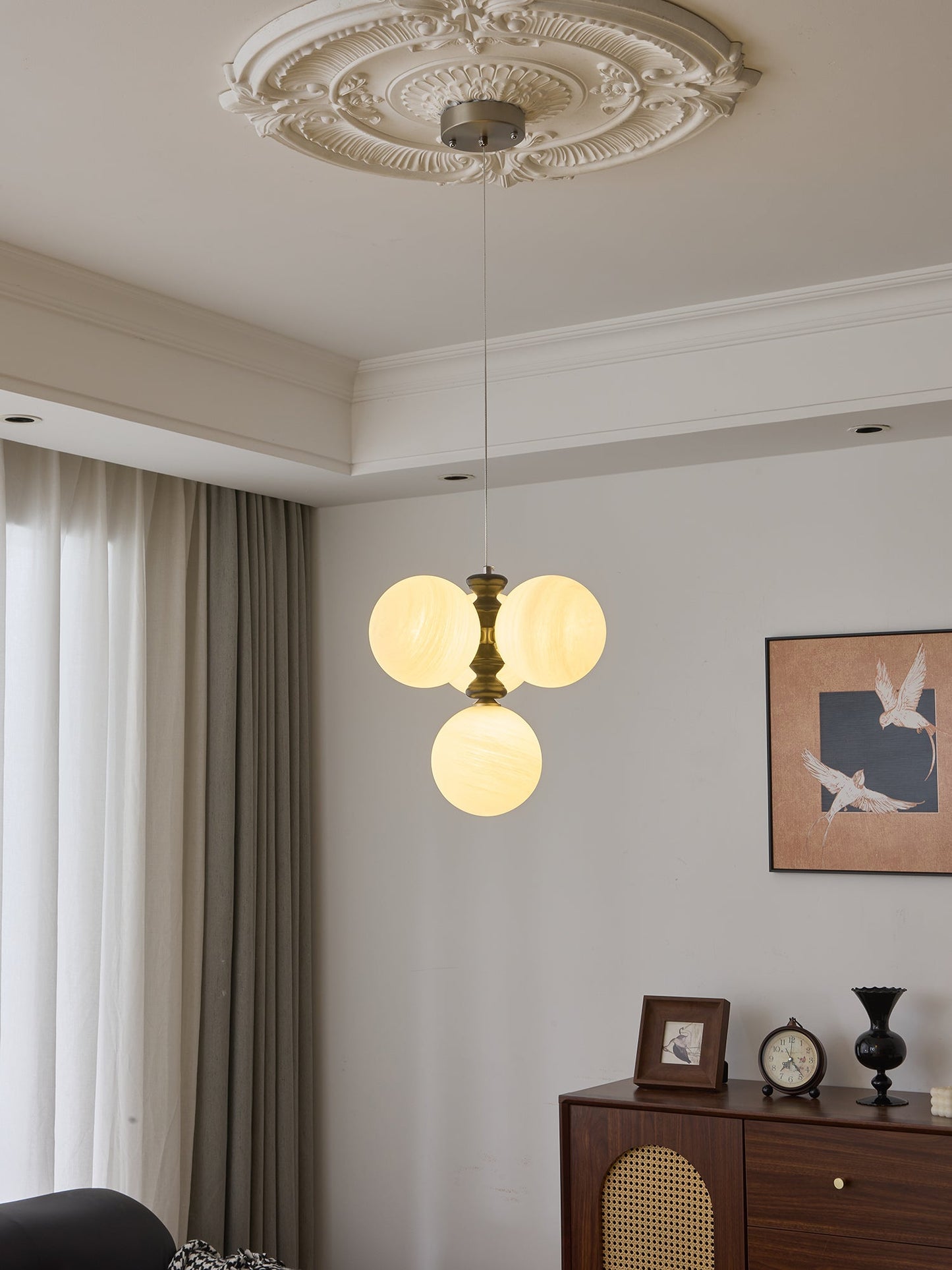 Astrium Arc Chandelier - Modern Design with Adjustable Brightness