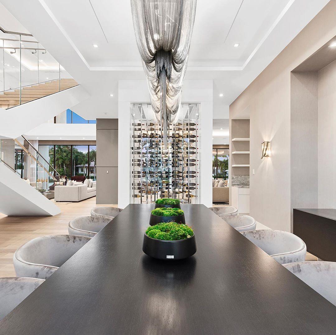 Elegant Shimmering Chandelier with Adjustable Height & Crystal Accents