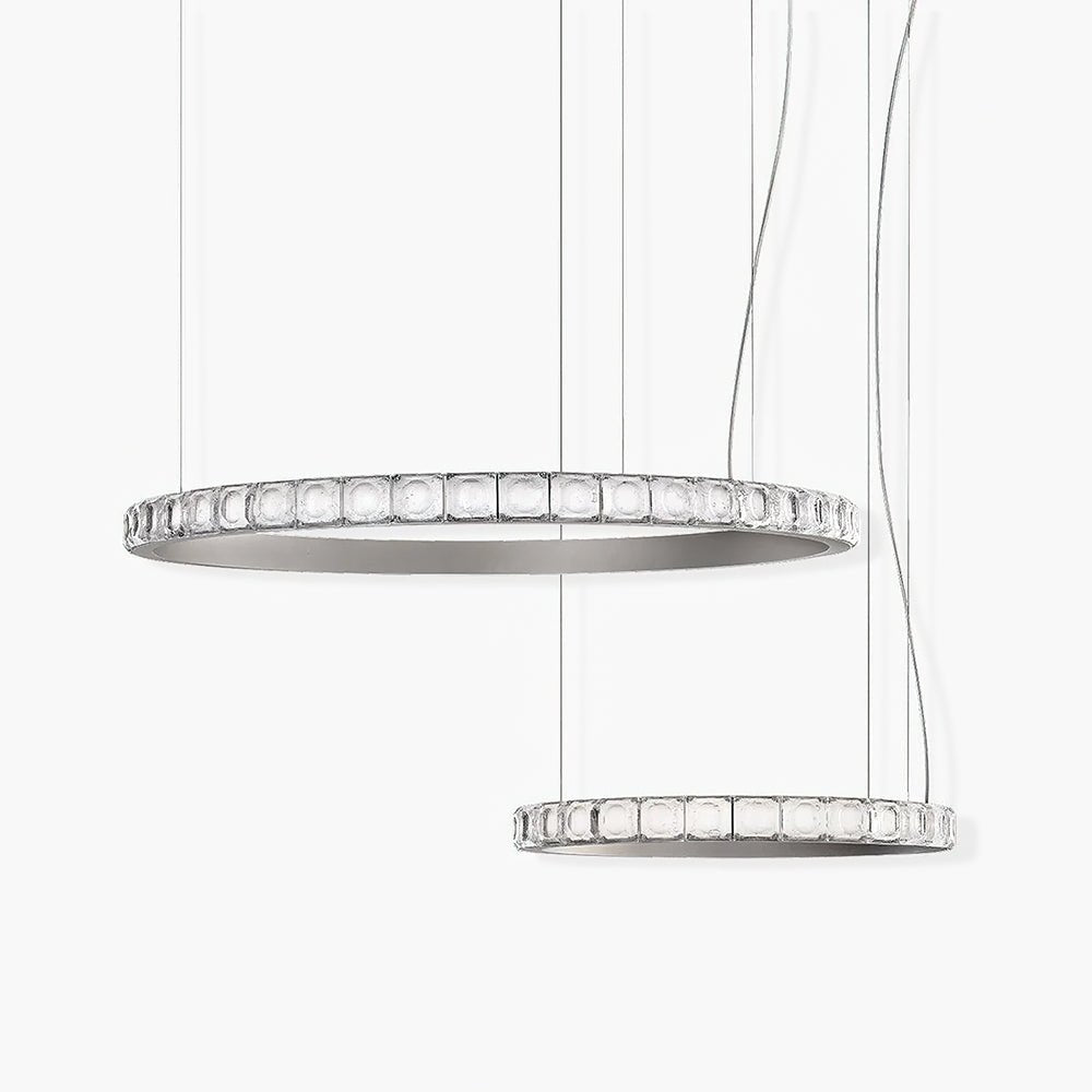 Aura Ring Chandelier - Adjustable Brightness & Modern Design