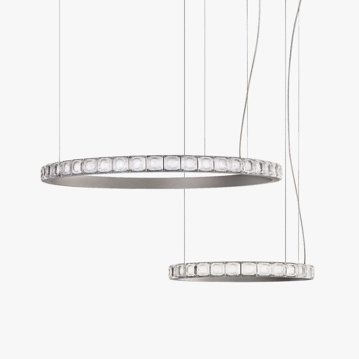 Aura Ring Chandelier - Adjustable Brightness & Modern Design