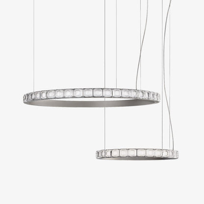 Aura Ring Chandelier - Adjustable Brightness & Modern Design