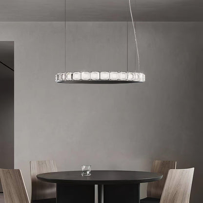 Aura Ring Chandelier - Adjustable Brightness & Modern Design