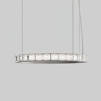 Aura Ring Chandelier - Adjustable Brightness & Modern Design