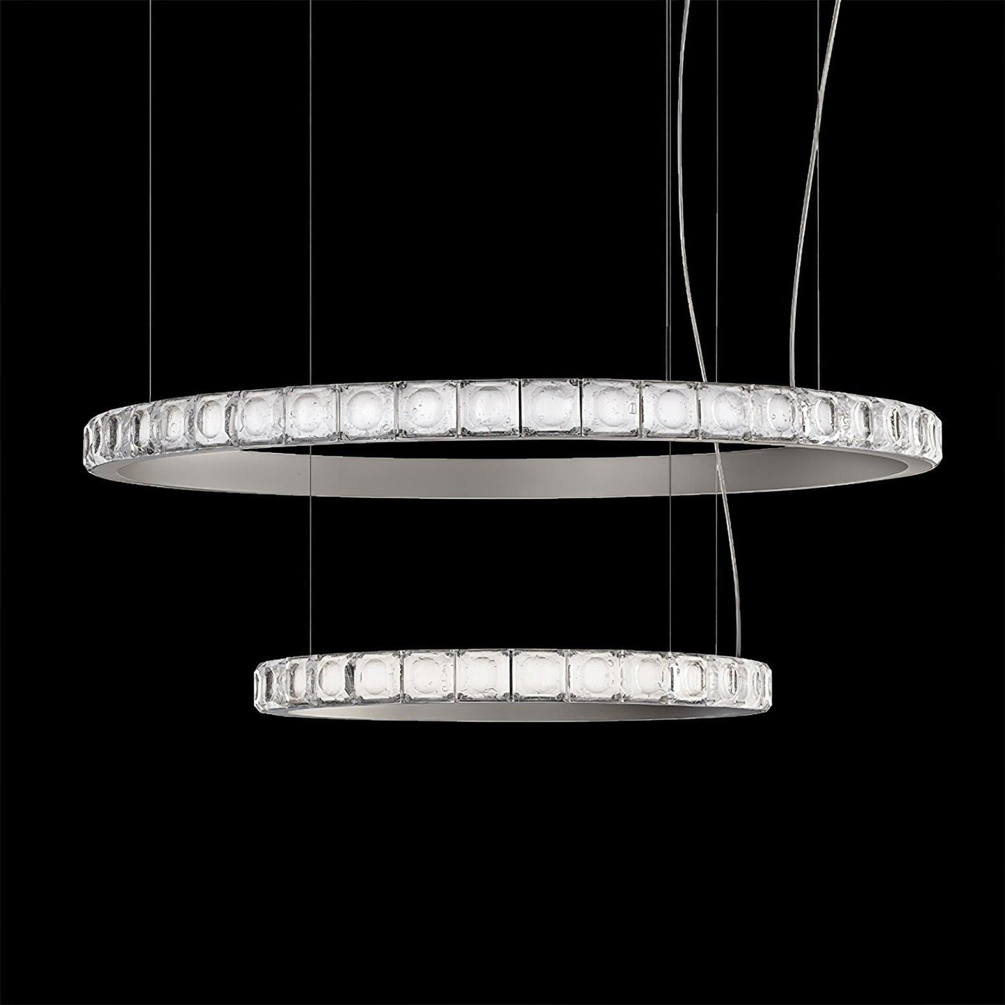 Aura Ring Chandelier - Adjustable Brightness & Modern Design