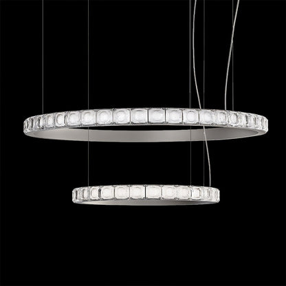 Aura Ring Chandelier - Adjustable Brightness & Modern Design