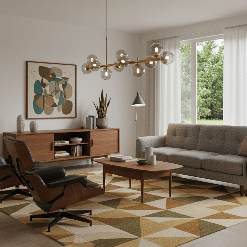 Aurelia Globe Chandelier - Modern Design with Adjustable Height & LED