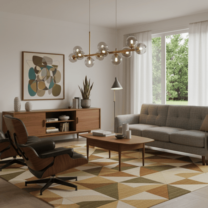Aurelia Globe Chandelier - Modern Design with Adjustable Height & LED