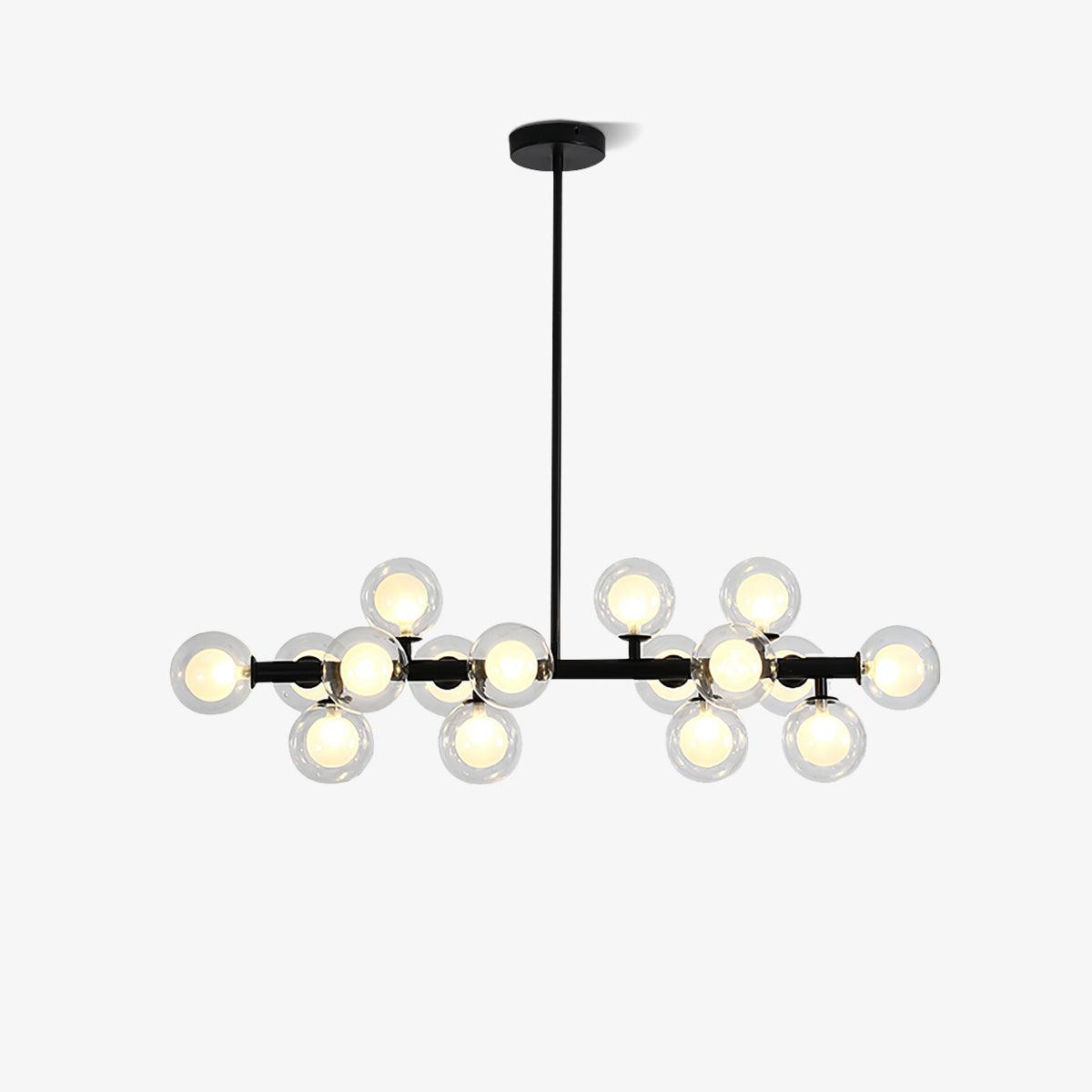 Aurelia Chandelier - Elegant Lighting Fixture with Adjustable Height &