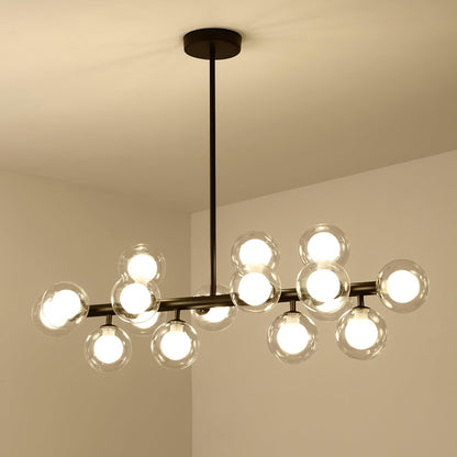 Aurelia Chandelier - Elegant Lighting Fixture with Adjustable Height &