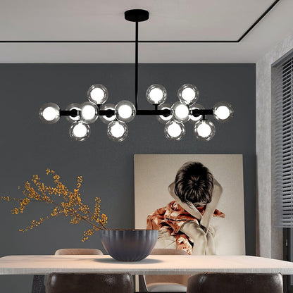 Aurelia Chandelier - Elegant Lighting Fixture with Adjustable Height &