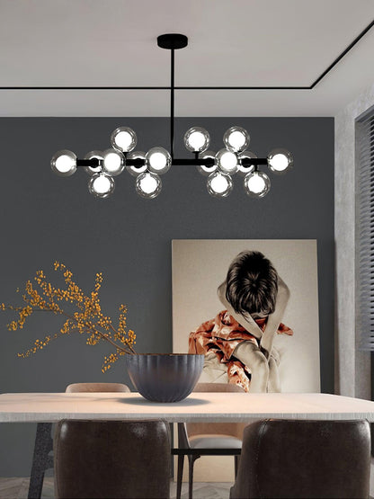 Aurelia Chandelier - Elegant Lighting Fixture with Adjustable Height &