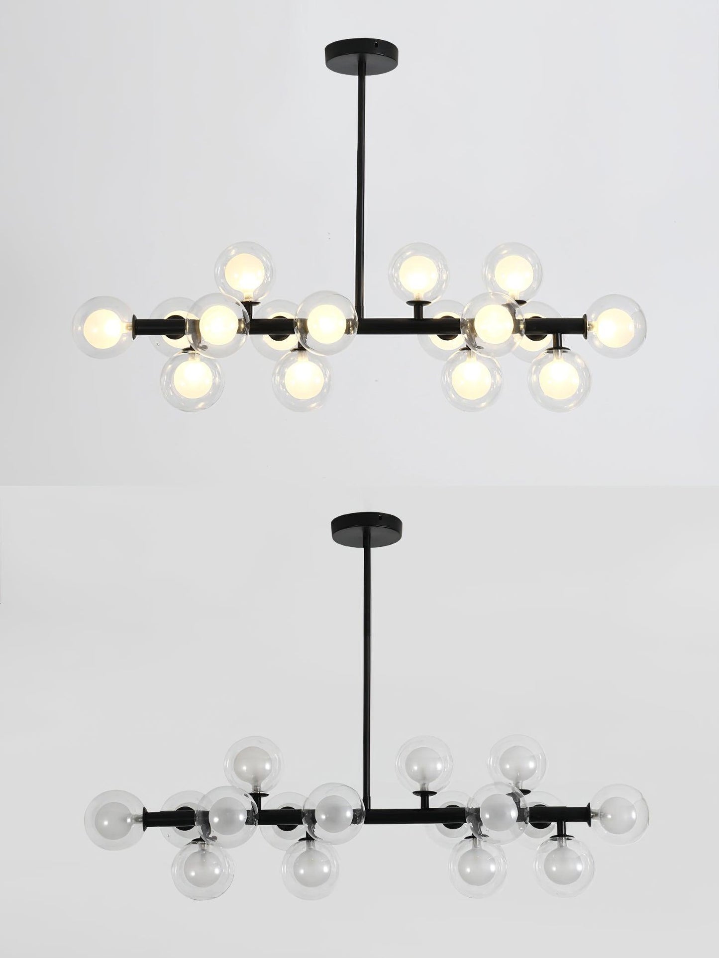 Aurelia Chandelier - Elegant Lighting Fixture with Adjustable Height &