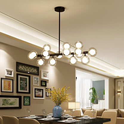 Aurelia Chandelier - Elegant Lighting Fixture with Adjustable Height &