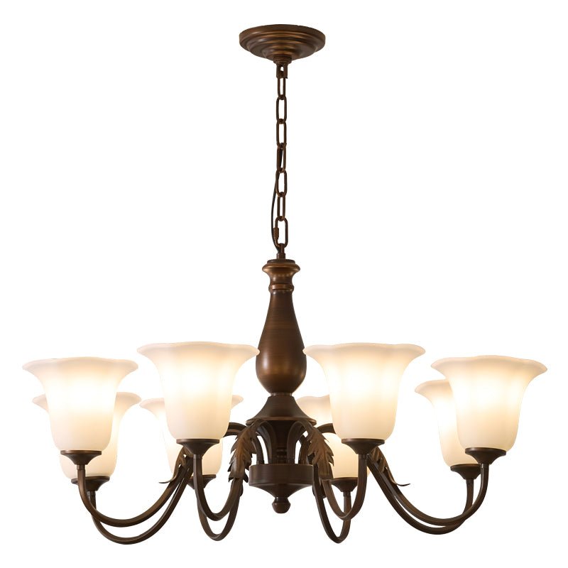 Aurelia Fleur Chandelier - Elegant Design with Adjustable Height & LED