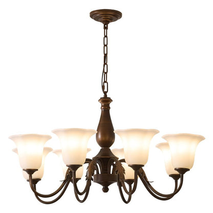 Aurelia Fleur Chandelier - Elegant Design with Adjustable Height & LED