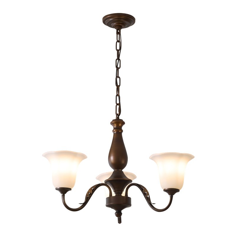 Aurelia Fleur Chandelier - Elegant Design with Adjustable Height & LED