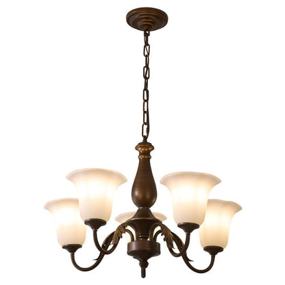 Aurelia Fleur Chandelier - Elegant Design with Adjustable Height & LED