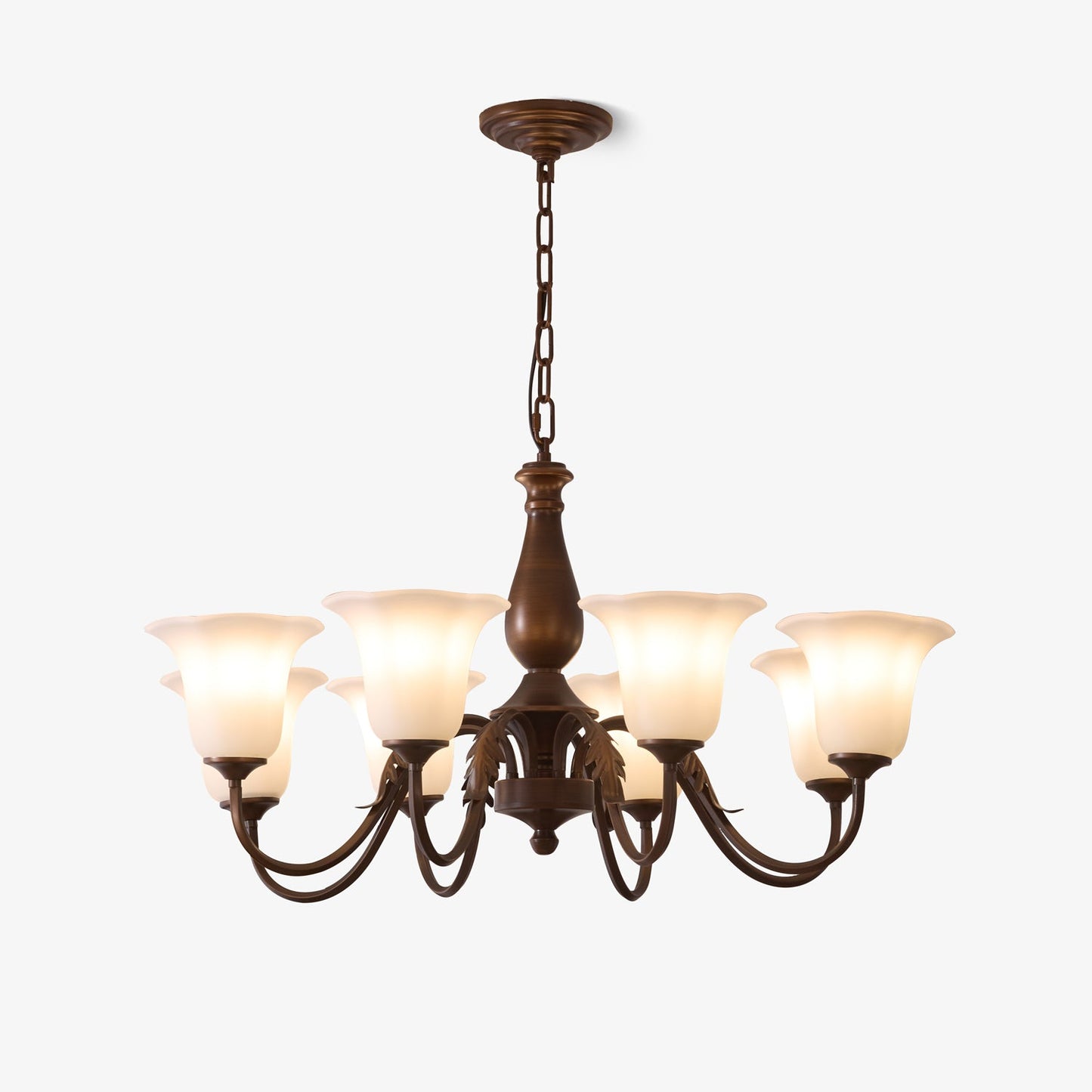 Aurelia Fleur Chandelier - Elegant Design with Adjustable Height & LED