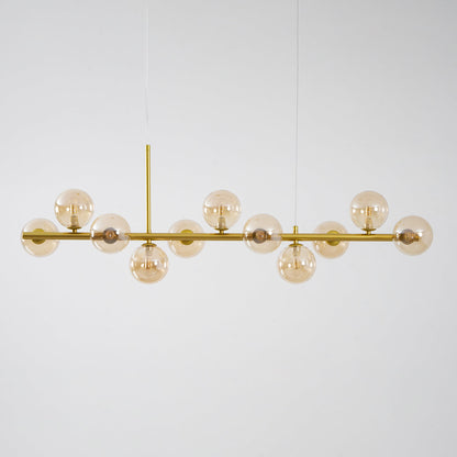 Aurelia Globe Chandelier - Modern Design with Adjustable Height & LED