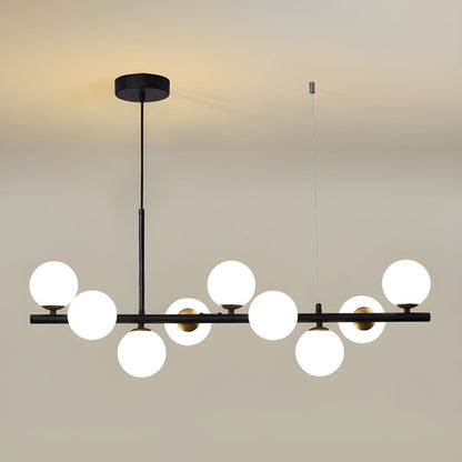 Aurelia Globe Chandelier - Modern Design with Adjustable Height & LED