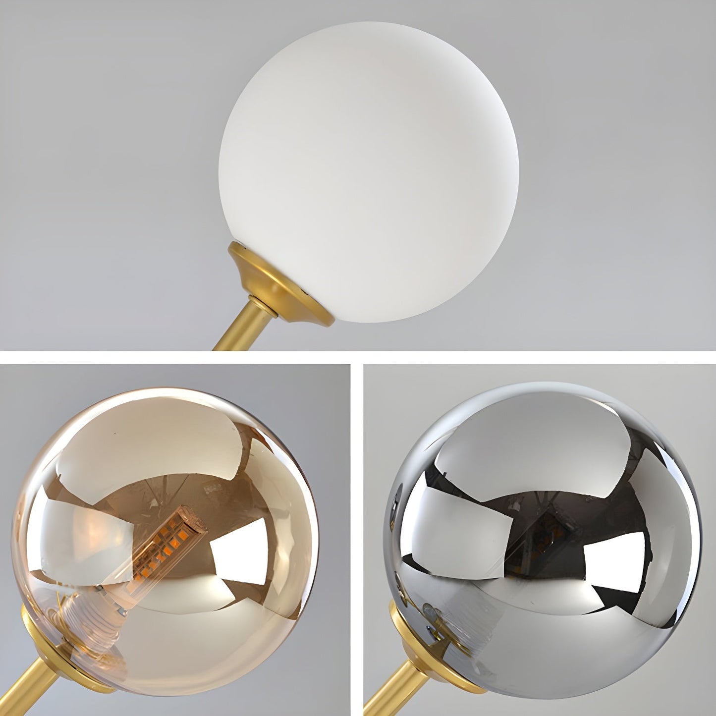 Aurelia Globe Chandelier - Modern Design with Adjustable Height & LED