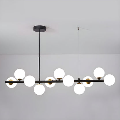 Aurelia Globe Chandelier - Modern Design with Adjustable Height & LED