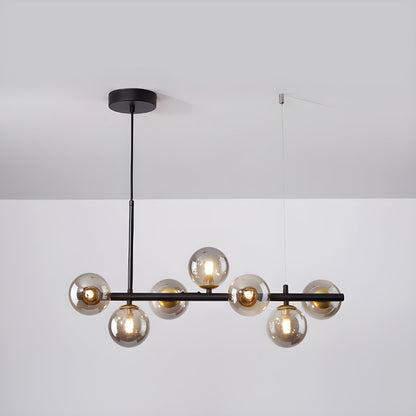 Aurelia Globe Chandelier - Modern Design with Adjustable Height & LED