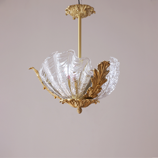 Aurelia Shell Chandelier - Elegant Design with Adjustable Height & LED