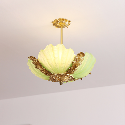 Aurelia Shell Chandelier - Elegant Design with Adjustable Height & LED