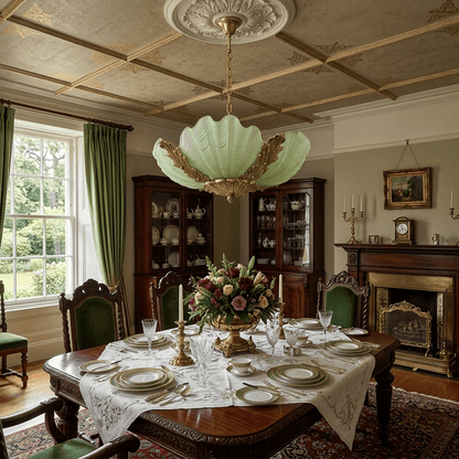 Aurelia Shell Chandelier - Elegant Design with Adjustable Height & LED