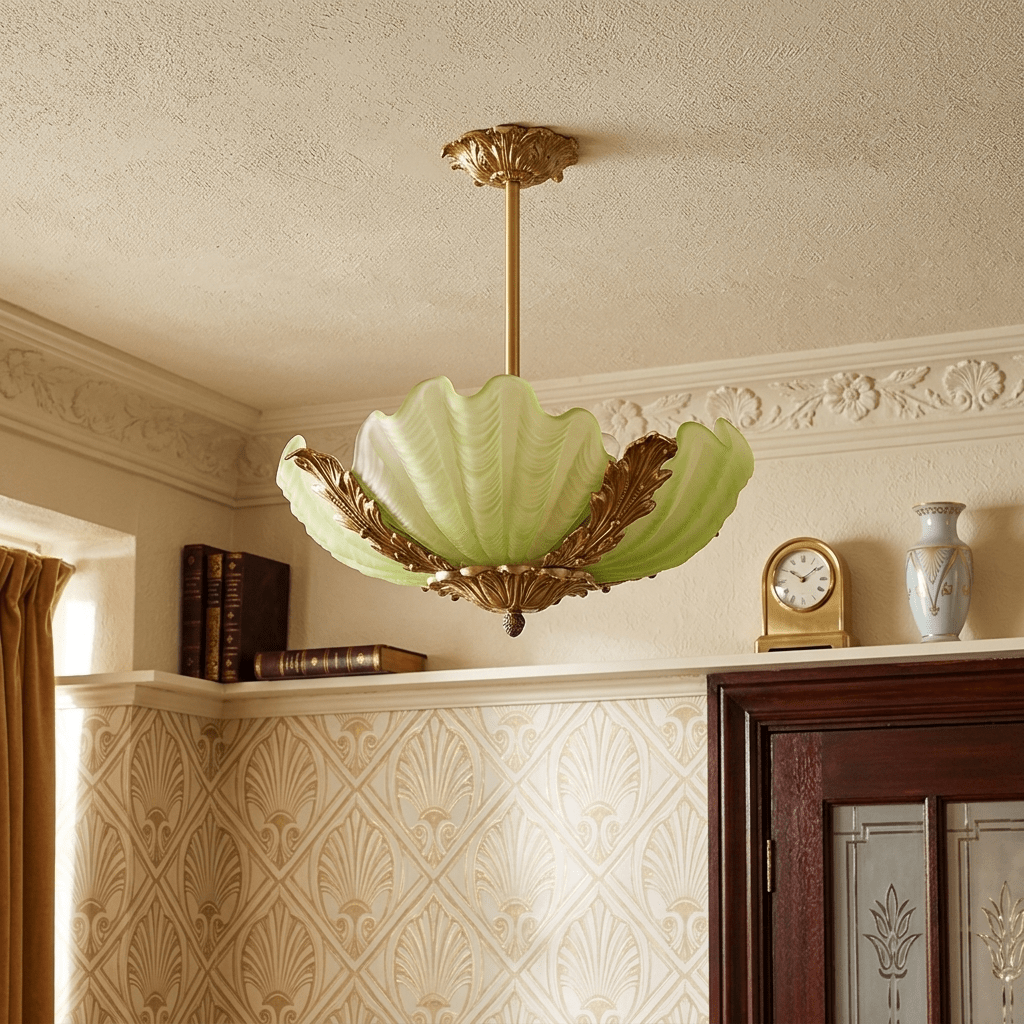 Aurelia Shell Chandelier - Elegant Design with Adjustable Height & LED