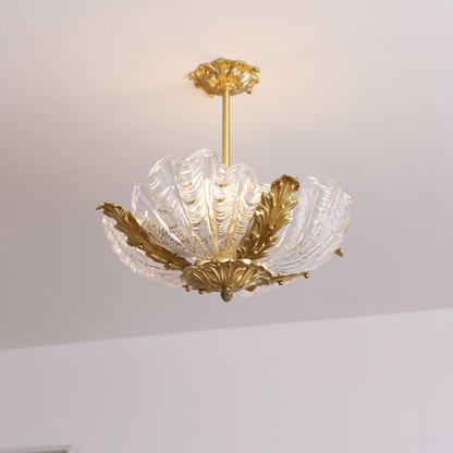 Aurelia Shell Chandelier - Elegant Design with Adjustable Height & LED